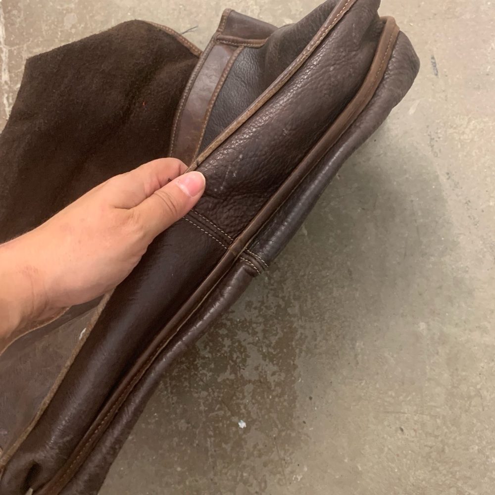 Vintage Roots Canada Brown Leather briefcase - Picture 7 of 8